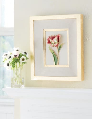 Jay Strongwater Brooke Tulip Wall Art