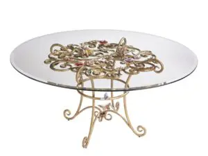 Jay Strongwater Sophia Flora Dining Table