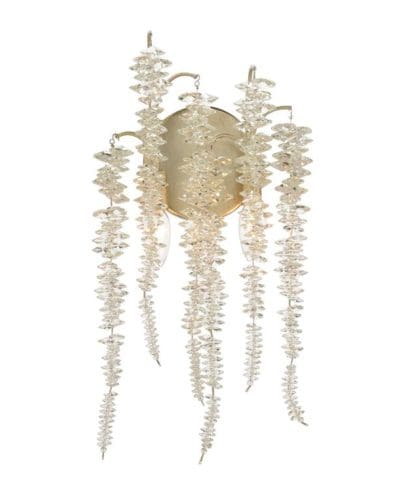 John Richard Cascading Crystal Wall Sconce