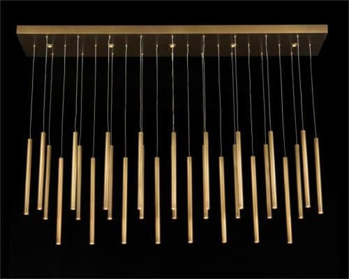 John Richard Hans Brass Chandelier