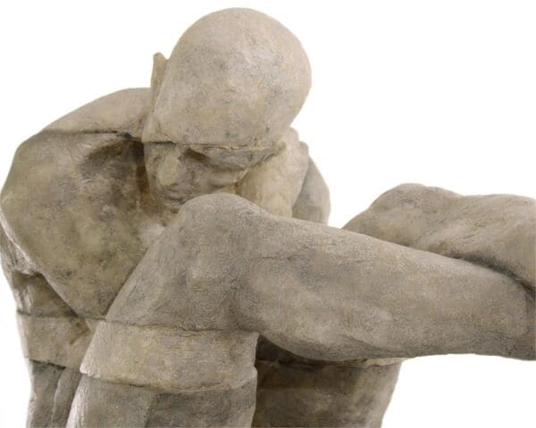 John Richard Man Cast In Time Sculpture