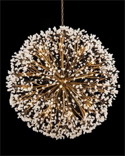 John Richard Spherical Quartz Chandelier