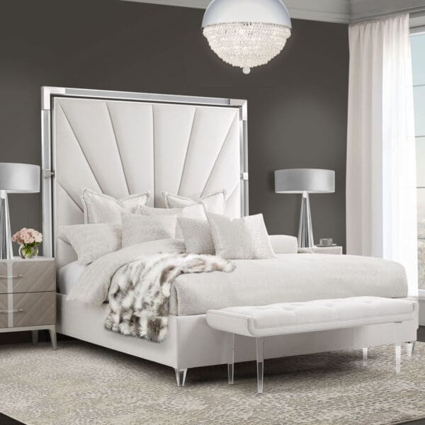 Lanterna Channel-Tufted Bed