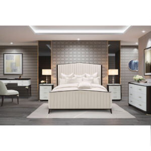 Paris Chic Tufted Panel Bed