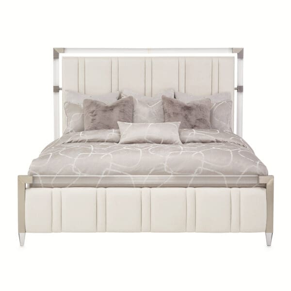 Penthouse Channel Tufted Panel Bed