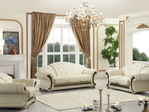ESF Apolo Ivory Living Room Set