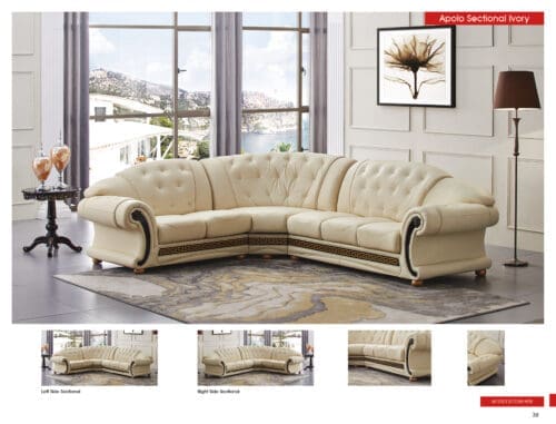 ESF Apolo Ivory Sectional