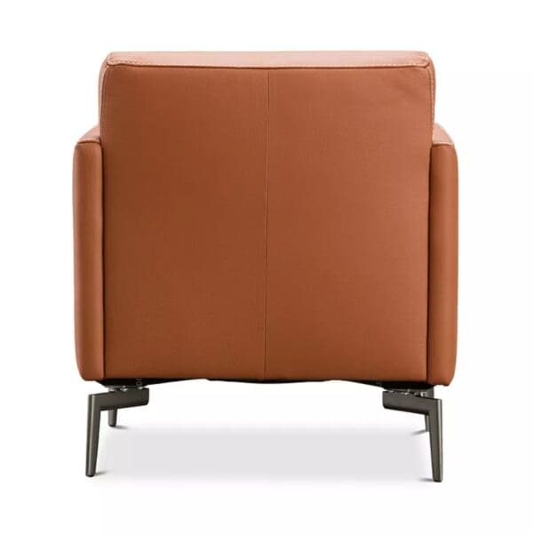 Nicoletti Orange Leather Chair