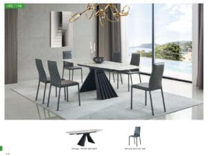 ESF 152 Marble Dining Table0