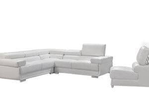 ESF 2119 White Sectional2