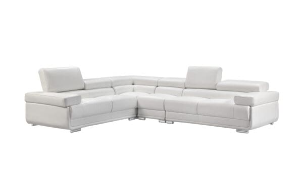 ESF 2119 White Sectional