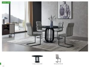 ESF 315 Dining Marble Table0