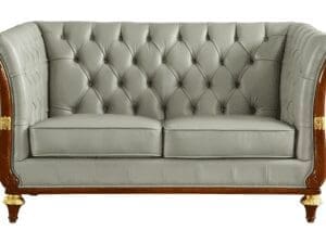 ESF 401 Grey Leather Living Room Set 1 ESF 401 Grey Leather Living Room Set 1