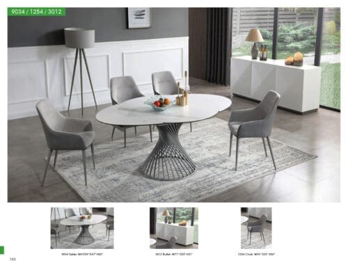 ESF 9034 Marble Dining Table
