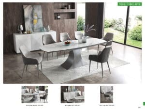 ESF 9035 Marble Dining Table0