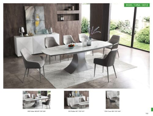 ESF 9035 Marble Dining Table