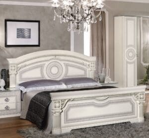 ESF Aida White Bedroom Collection