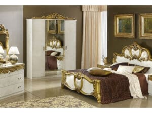 ESF Barocco Ivory Gold Bedroom Collection1 ESF Barocco Ivory Gold Bedroom Collection1
