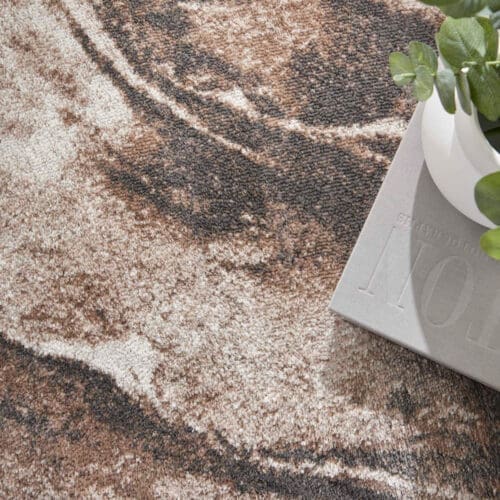American Manor AMR03 Ivory Mocha Rug