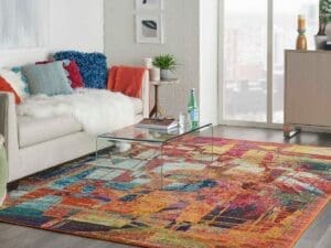 Celestial CES06 Stained Glass Rug0