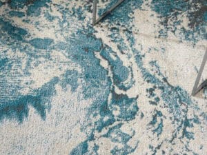 Maxell MAE08 Ivory Teal Rug0