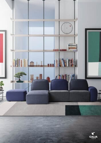 Calia Italia Lazy Sofa 1107 - Unique Furniture