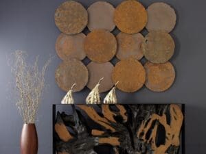 Cast Root Brown Console Table2