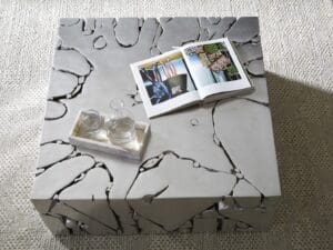 Chunk Square Silver Coffee Table1