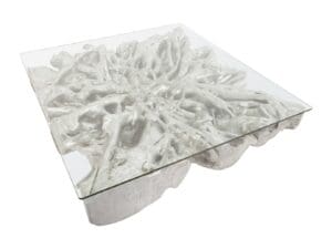 Square Root Silver Cast Coffee Table1