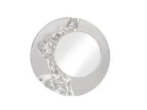 Mercury Round Silver Mirror