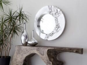 Mercury Round Silver Mirror1