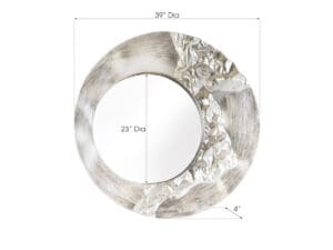 Mercury Round Silver Mirror3
