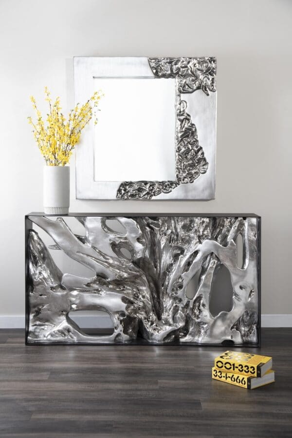 Mercury Square Silver Mirror