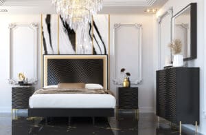ESF Wave Dark Bedroom
