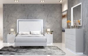 ESF Wave White Bedroom