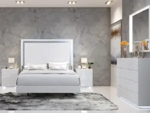 ESF Wave White Bedroom