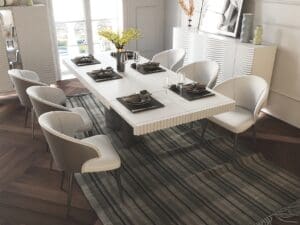 ESF Wave White Dining Set1 ESF Wave White Dining Set1