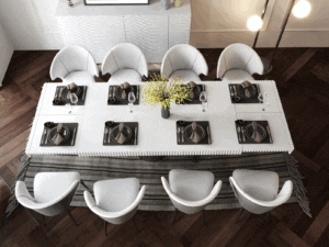 ESF Wave White Dining Set2 ESF Wave White Dining Set2