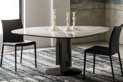 Skyline Round Keramik Dining Table
