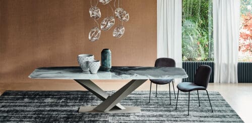 Stratos Crystalart Dining Table
