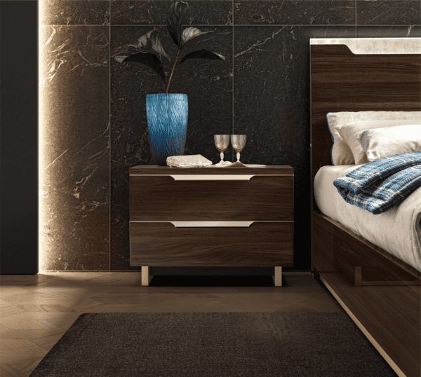 Smart Bedroom Walnut Set