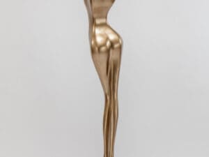 Artmax Floor Cheer Gold Sculpture2
