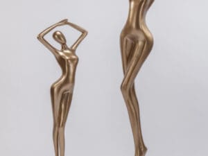 Artmax Floor Cheer Gold Sculpture3