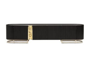 Lisbon Onyx Gold Media Cabinet