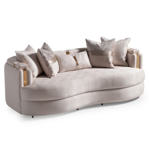 Carmela Sofa Almond Gold