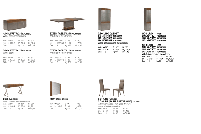 Corso Como Dining Room Set