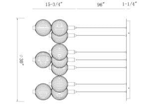 Eurofase Palmas Chandelier3