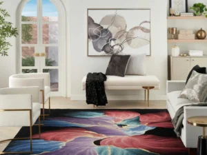 Nourison Prismatic 34 Black Rug