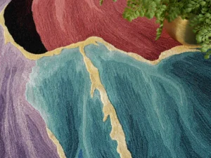 Nourison Prismatic 34 Black Rug1