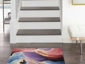 Nourison Prismatic 34 Black Rug2